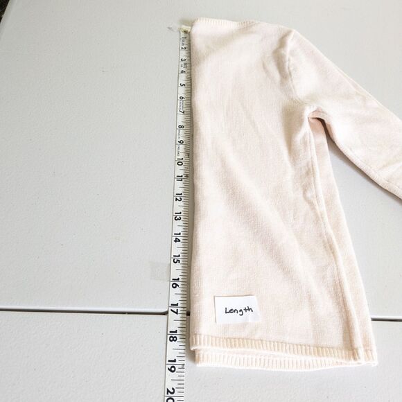 LOBA Revolve Kristhel Sweater Soft Pink Boat Neck Crop Size XS Ribbed Cuffs - Picture 10 of 10